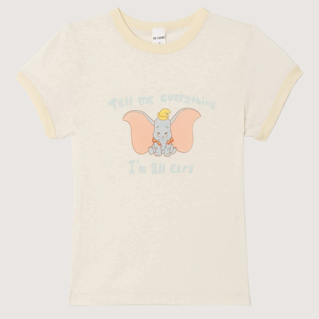60s Slim Ringer Dumbo Tee