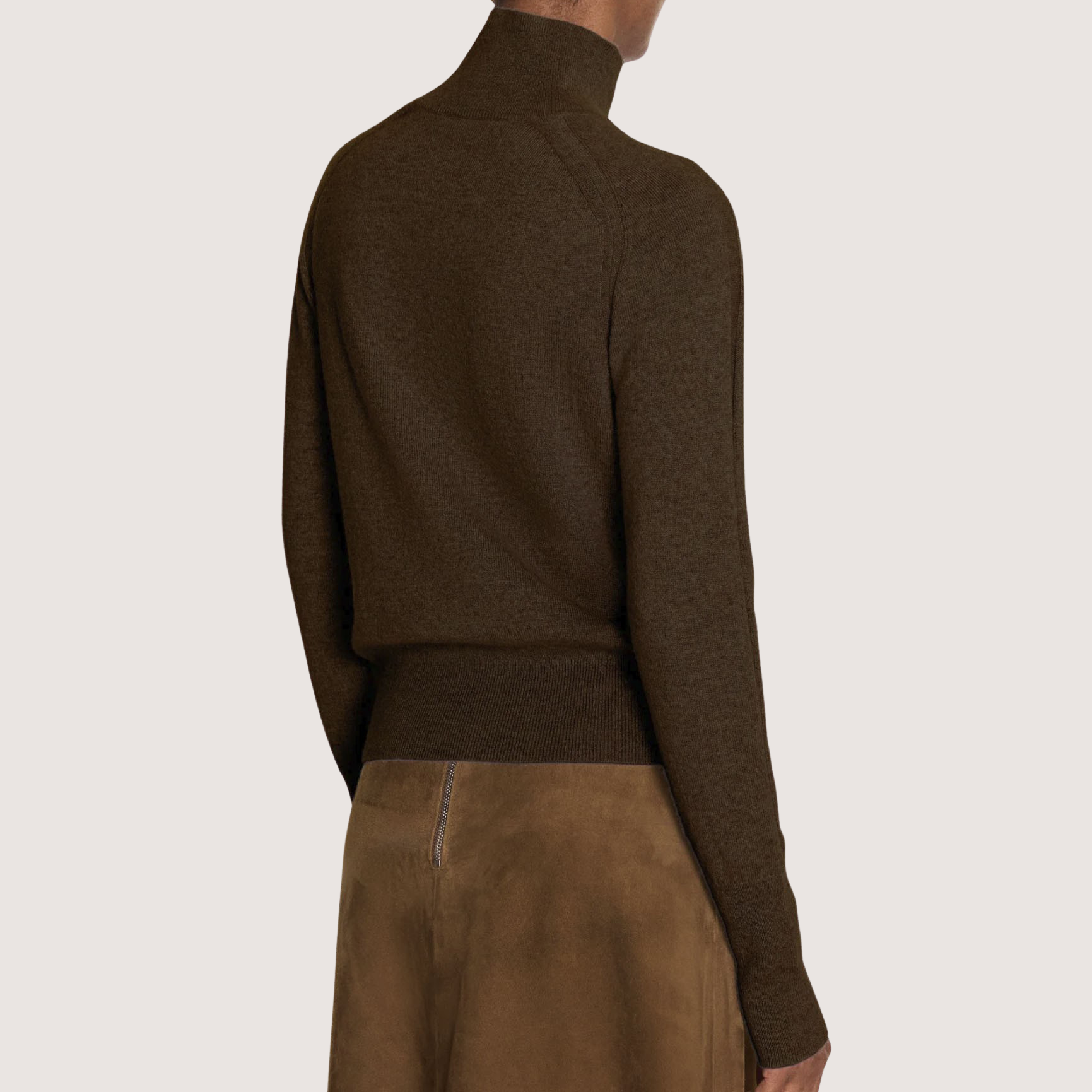 Oxna Light Pure Cashmere High Neck Jumper