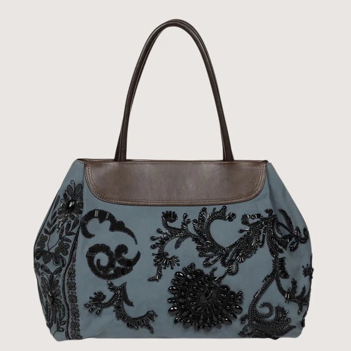 Blossom Embroidery Bag - Medium