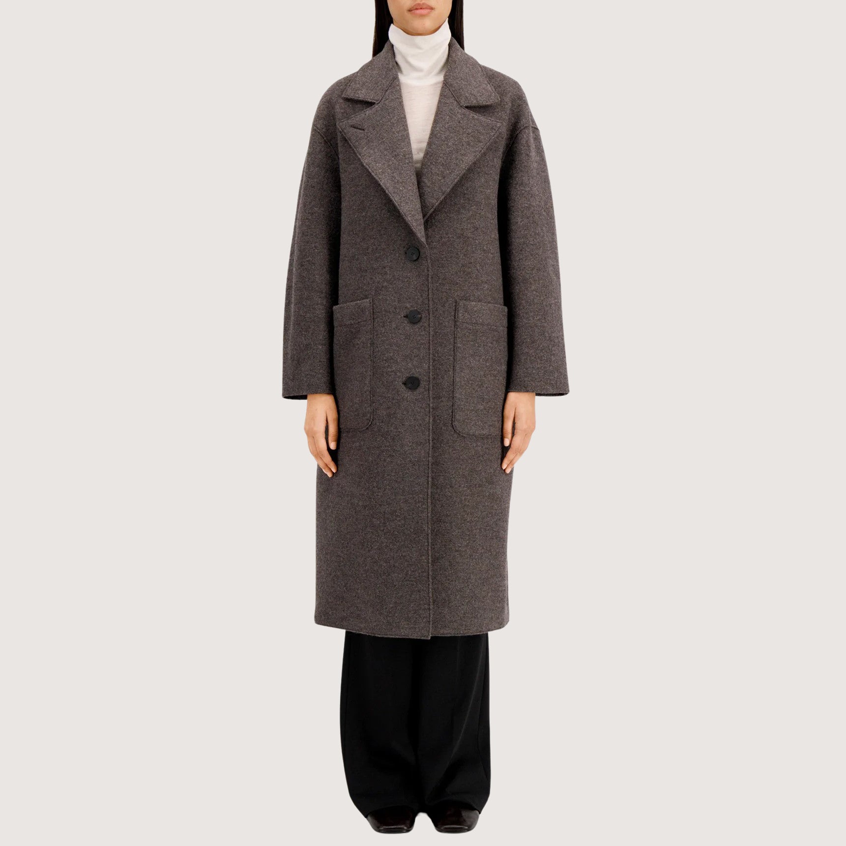 Boiled Wool Greatcoat