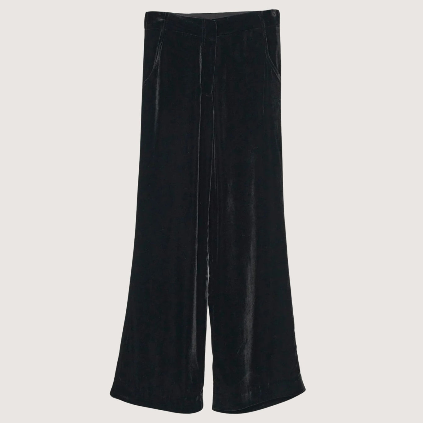 Silk Velvet Flared Pants