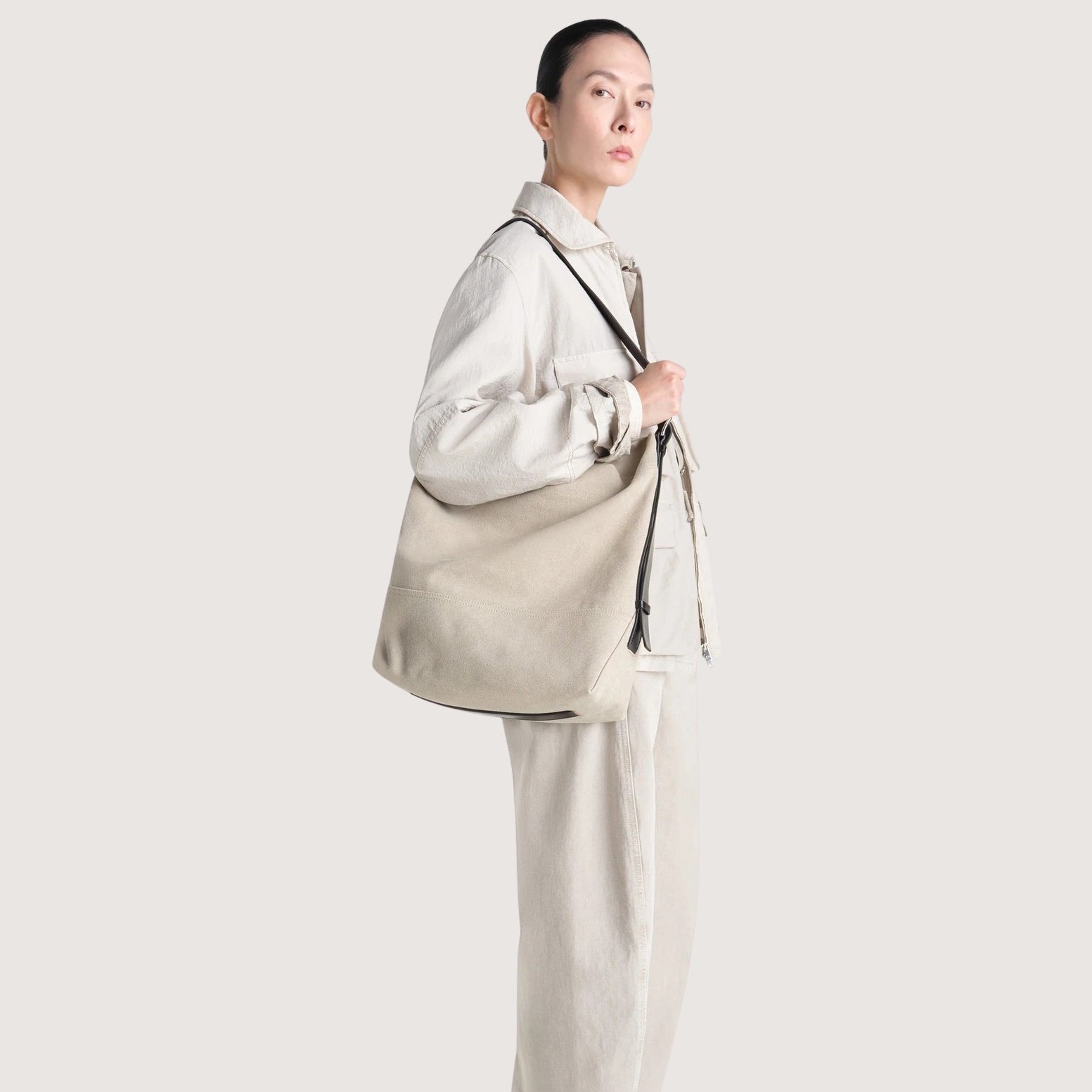 Belted Tote Bag