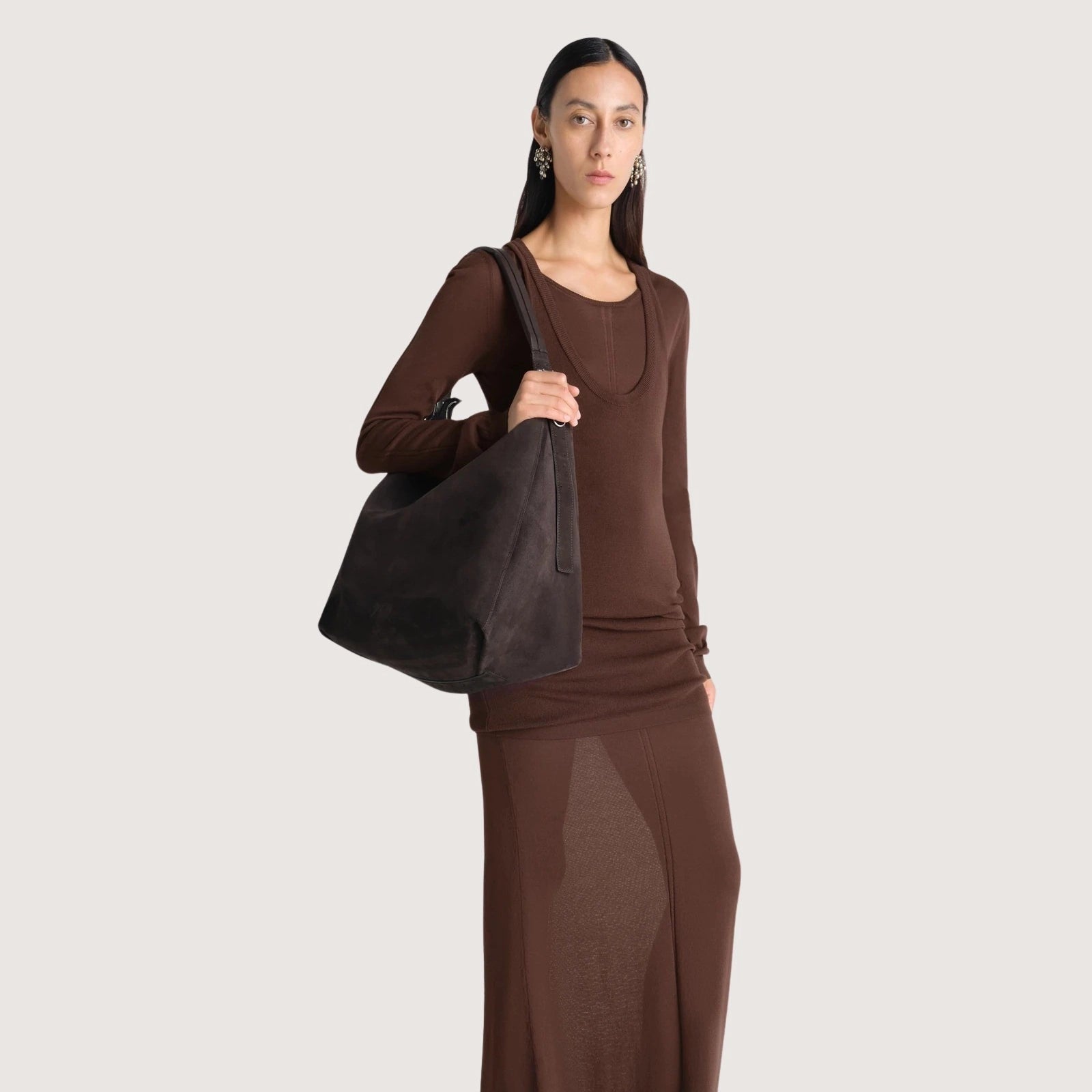 Belted Hobo Bag