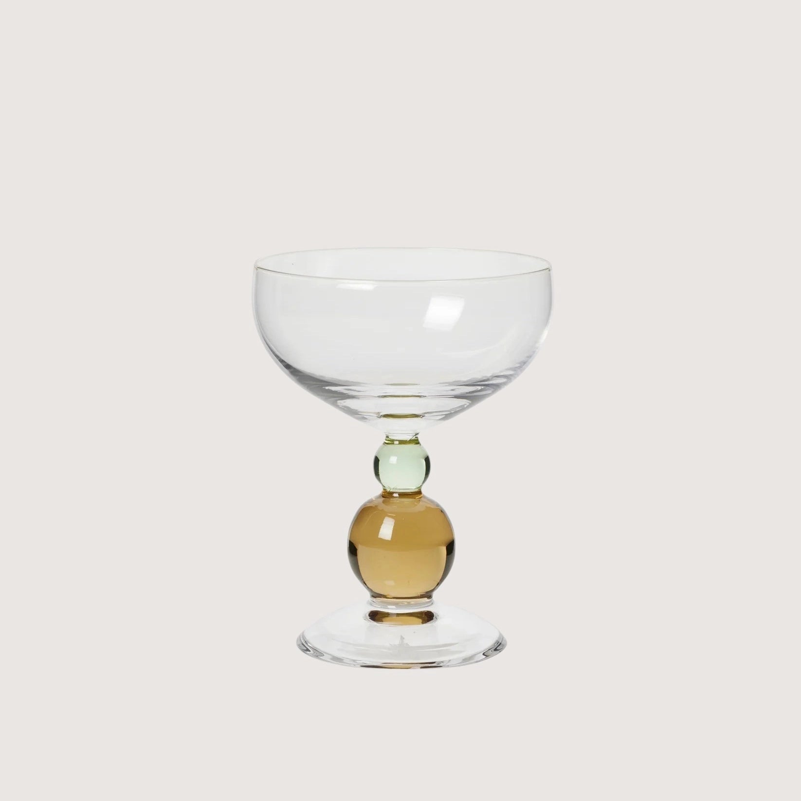 Noam Champagne Glass - Jade/Hazel