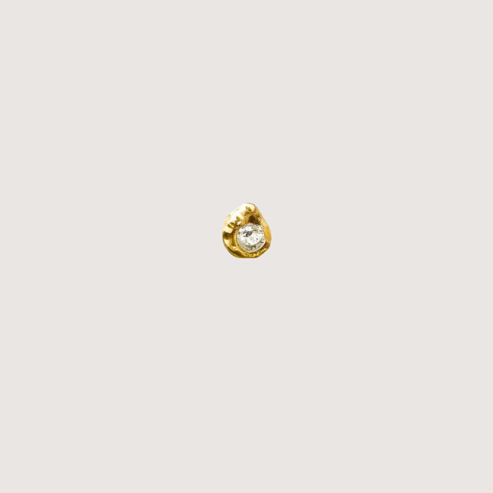 Solitaire Iman Earring - 0.10