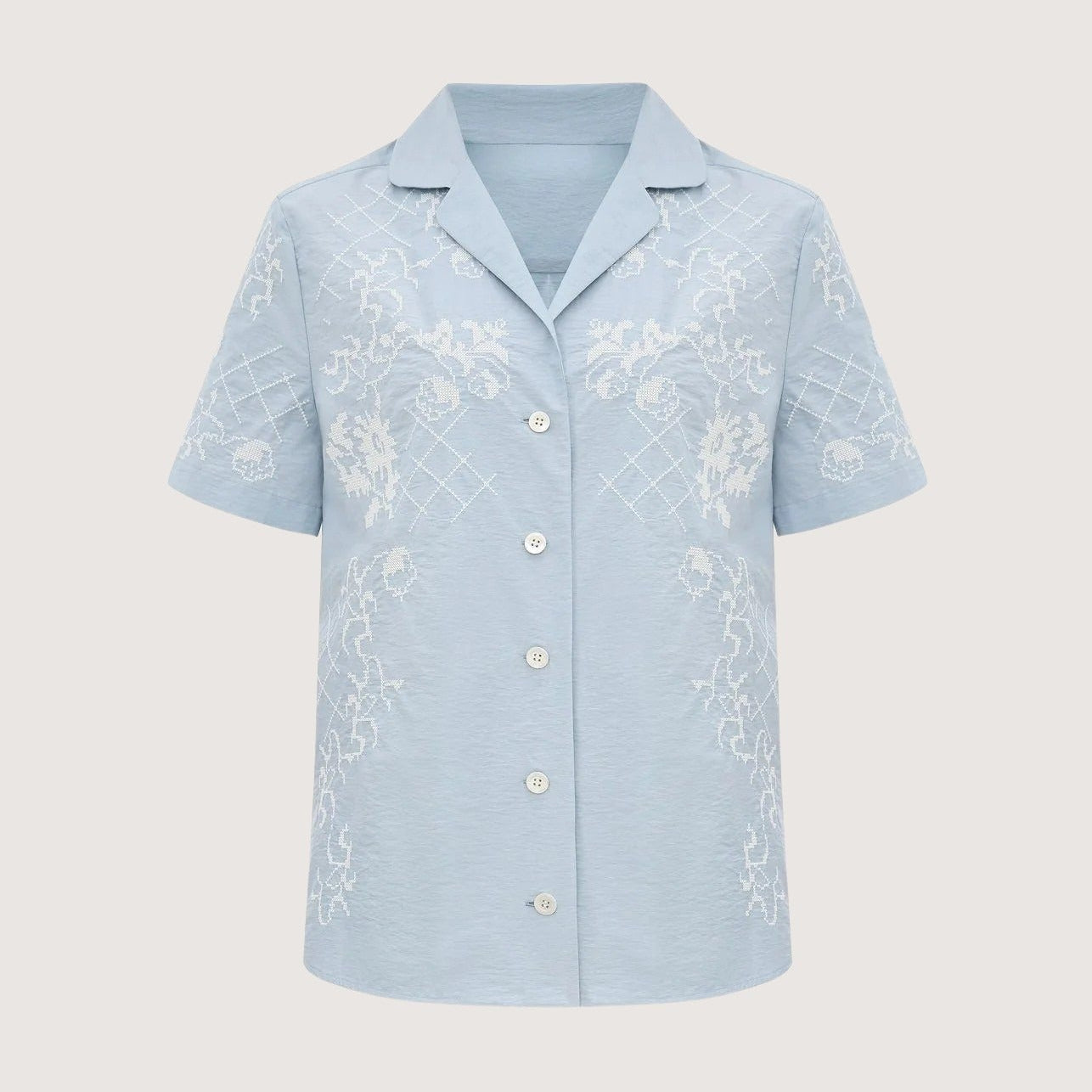 Shirt With Tyn Embroidery