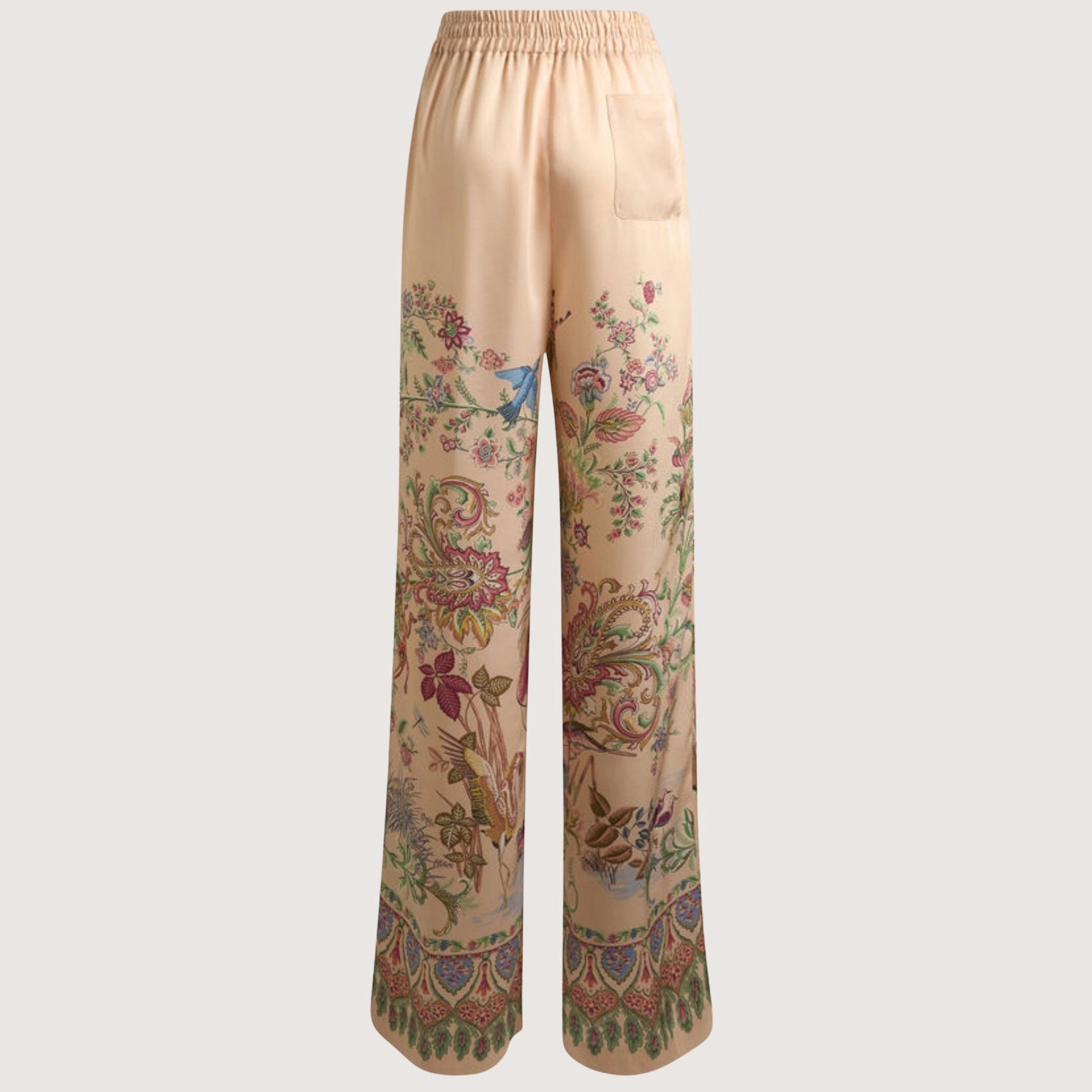 Printed Trouser With Drawstring