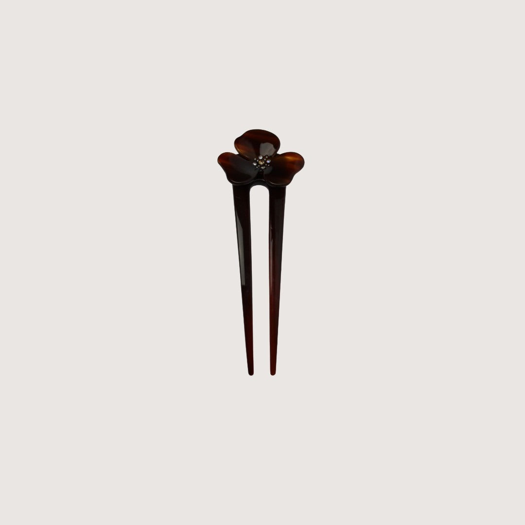 The Fleur Pin - Amber