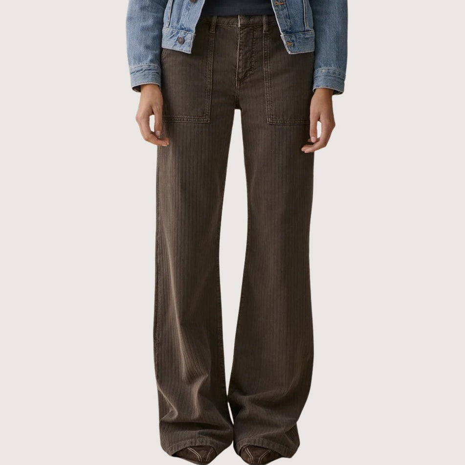 Guell Jeans Chevron Brown