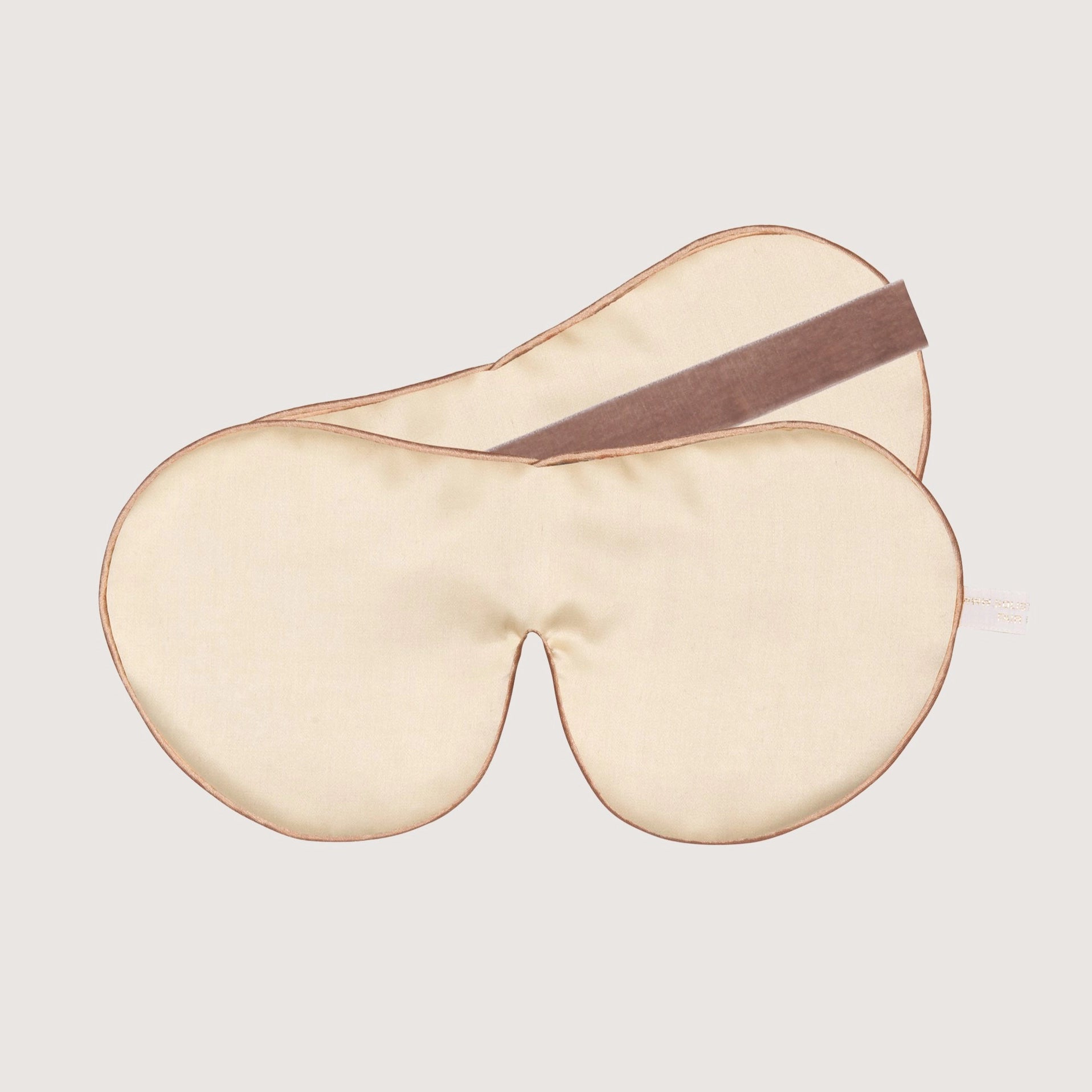 Silk Eye Mask - One Strap - Cream