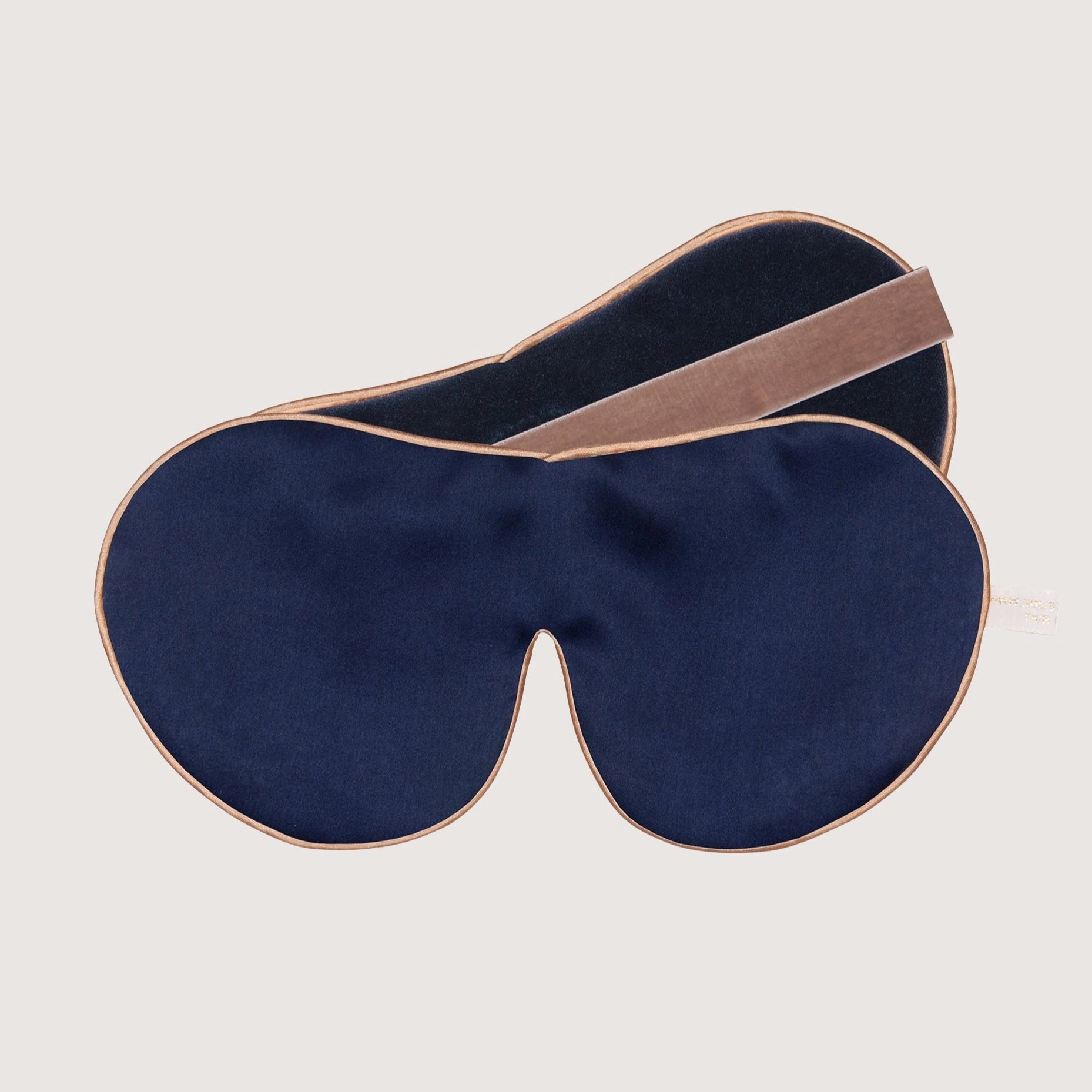 Silk Eye Mask - One Strap - Navy