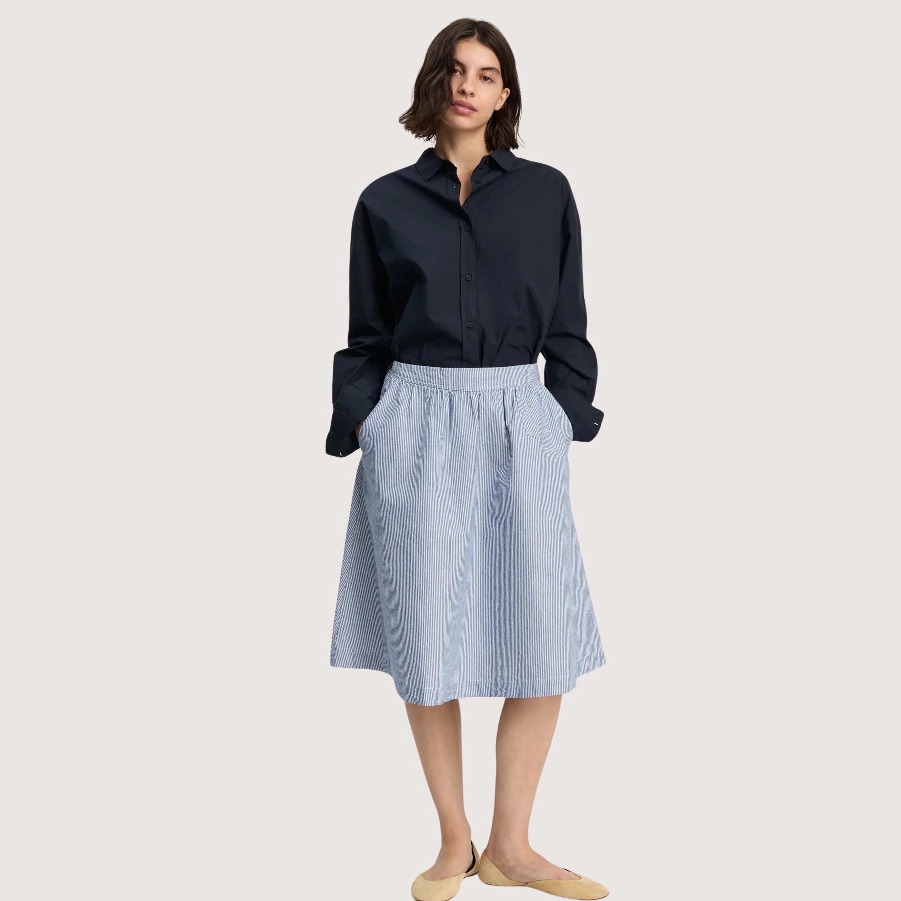 Neela Skirt Striped
