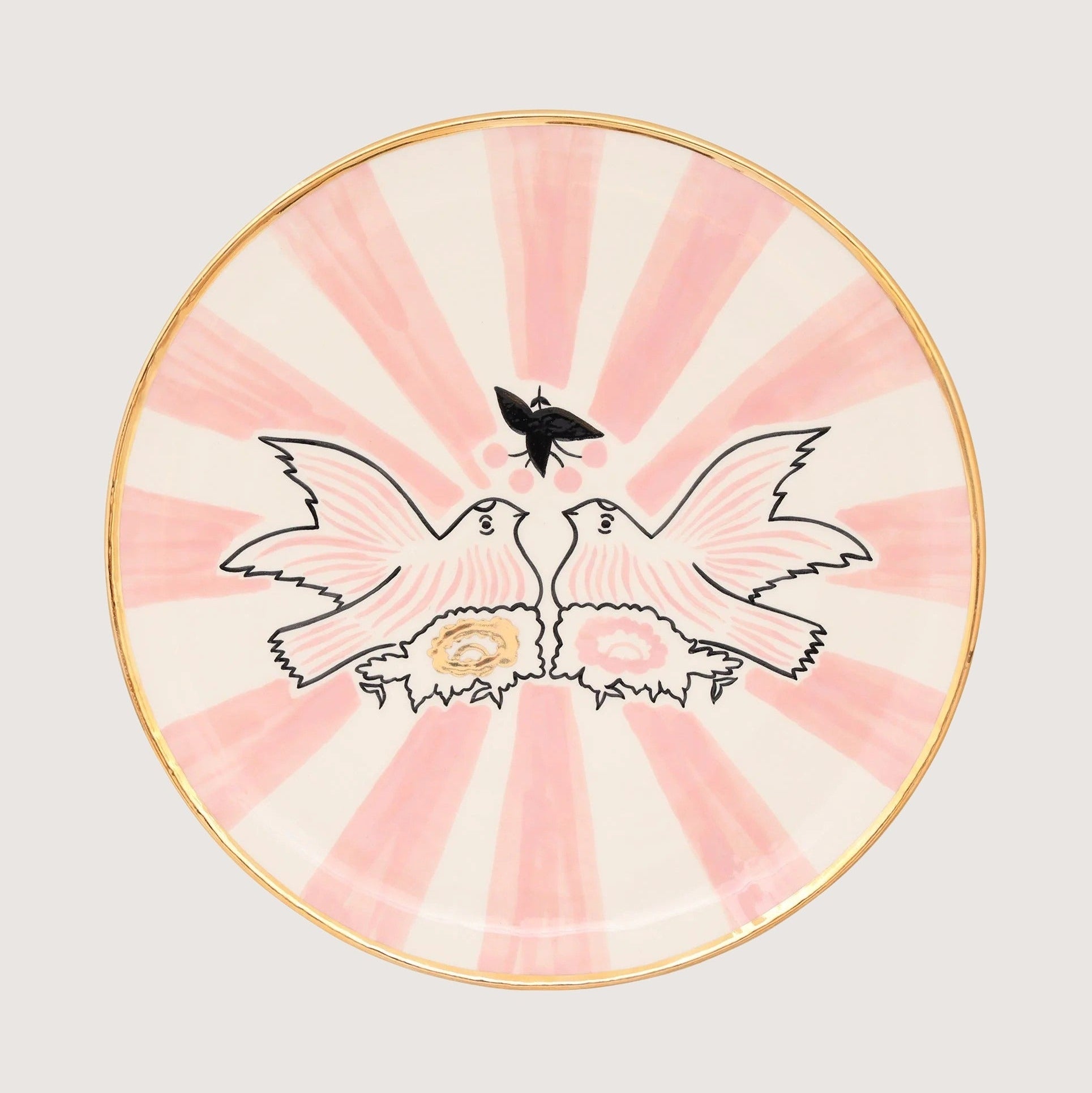 Birdsong Round Plate