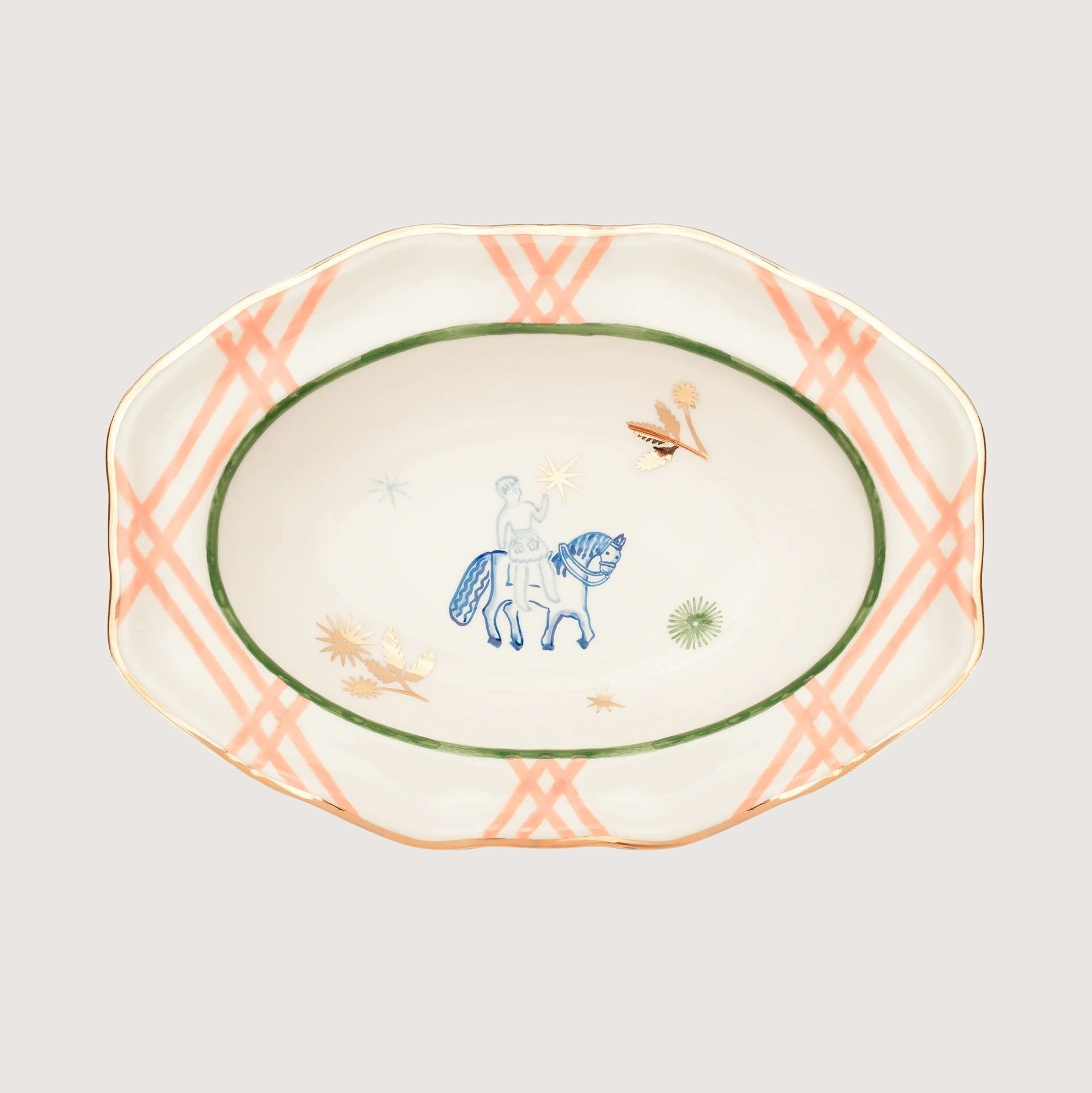 Horseman Plate With Stars