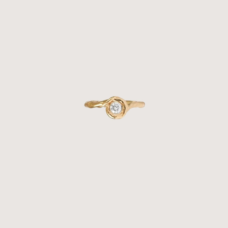 Petite Lago Diamond Ring