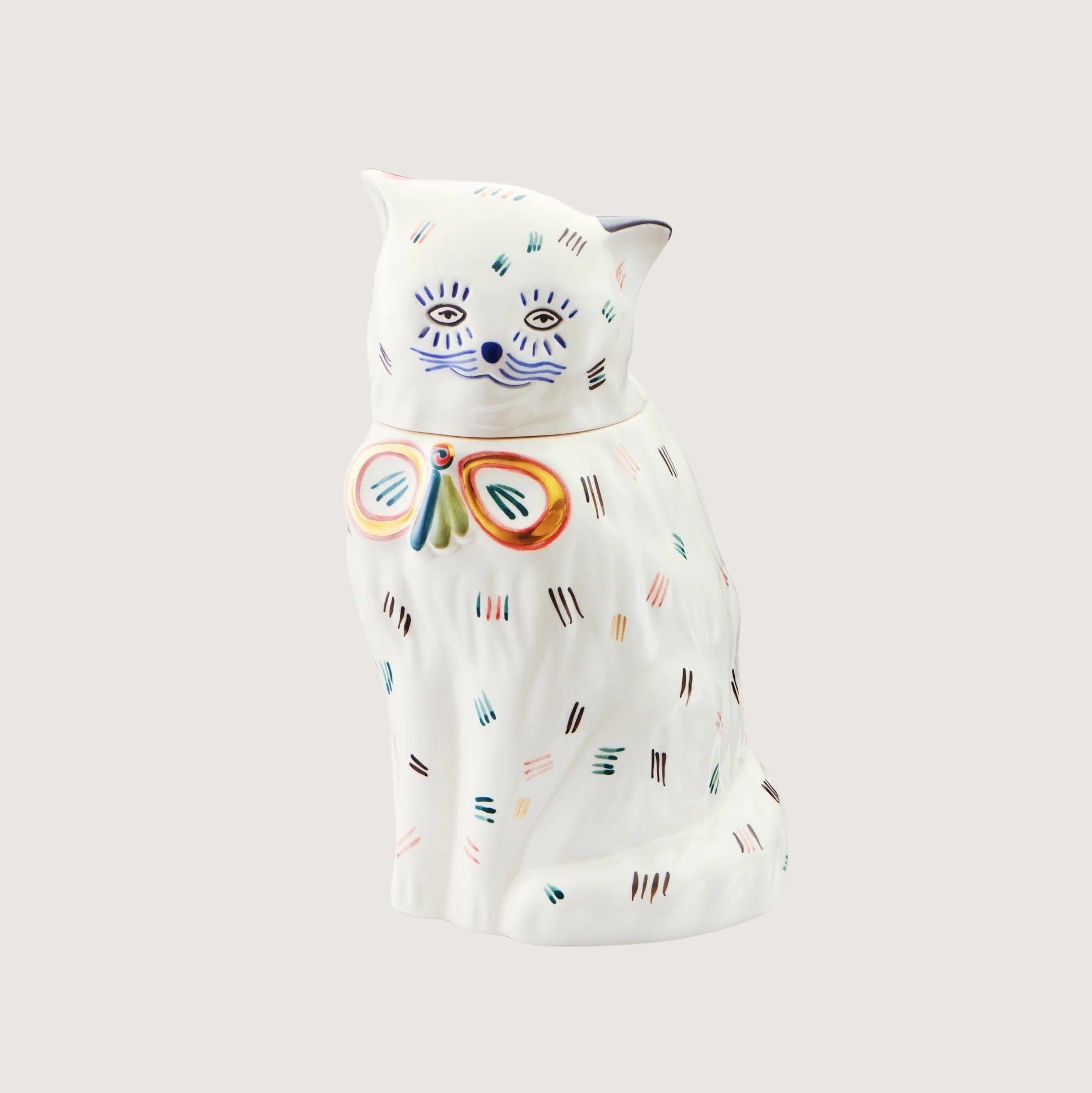 Kitten Shaped Ceramic Container