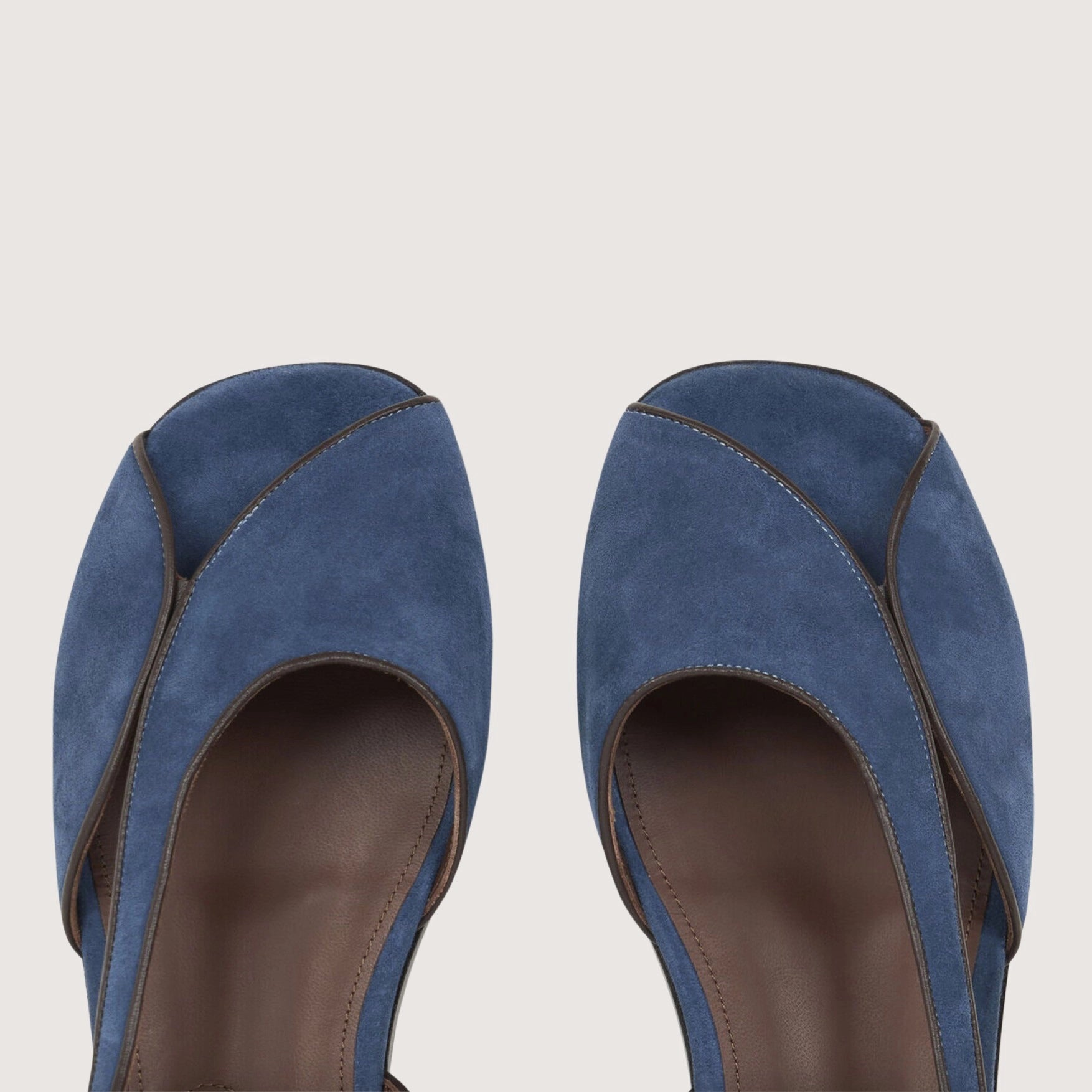 Flat Sandal Paisley Suede