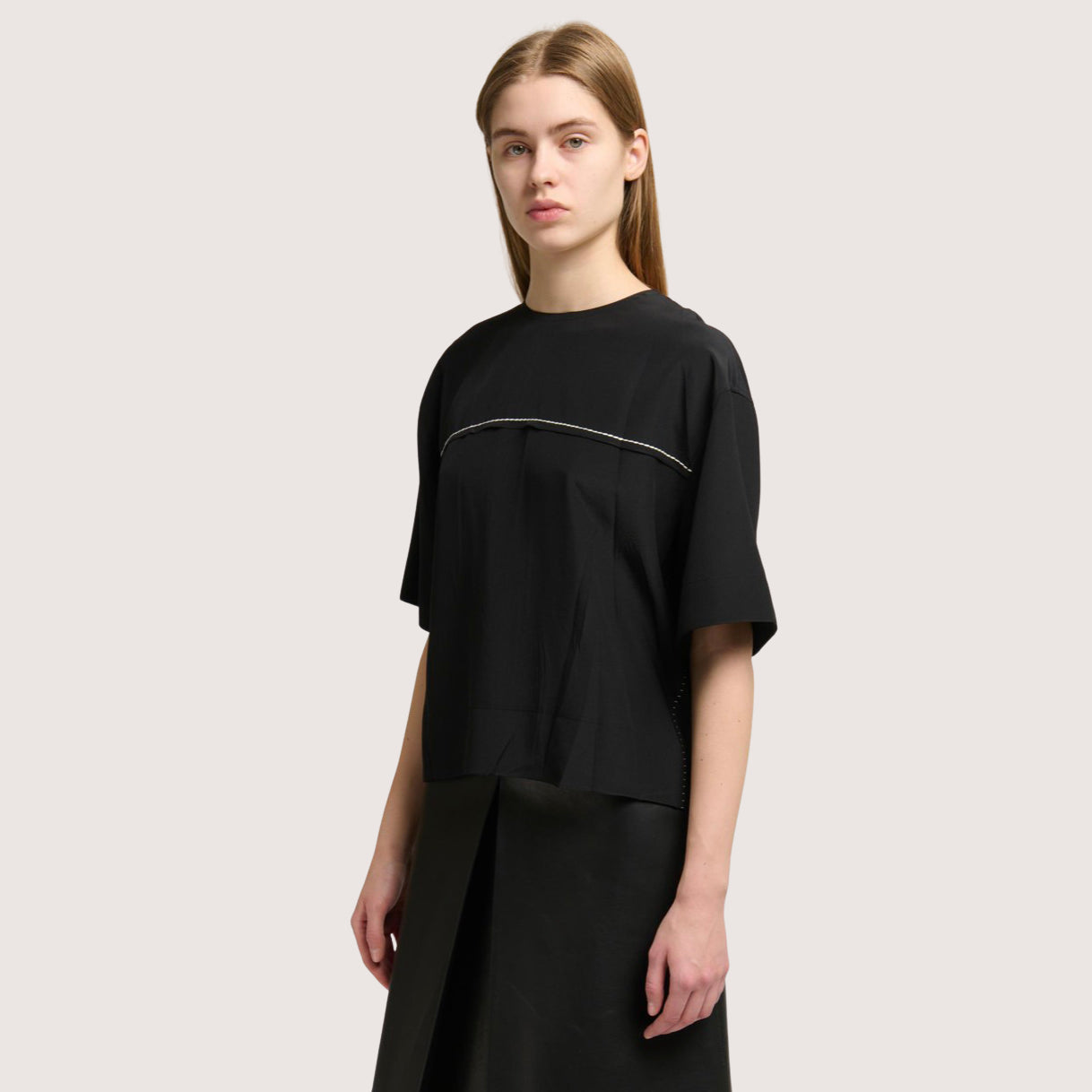 Silk Crepe De Chine Top