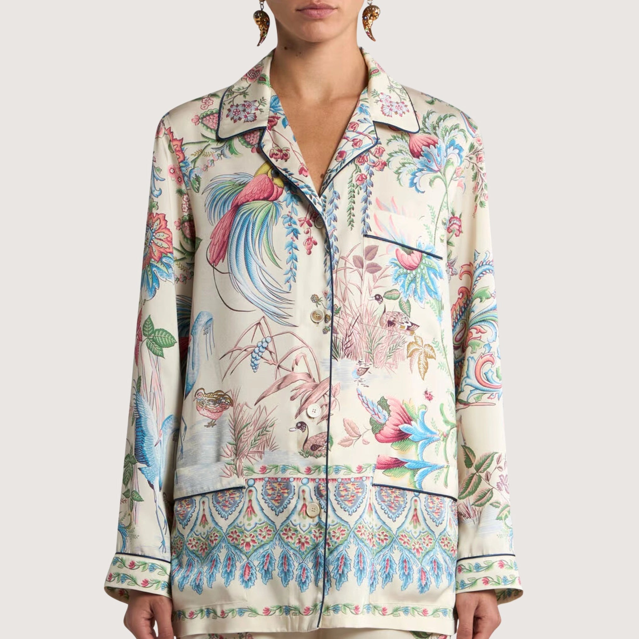Twill Shirt Flora & Fauna