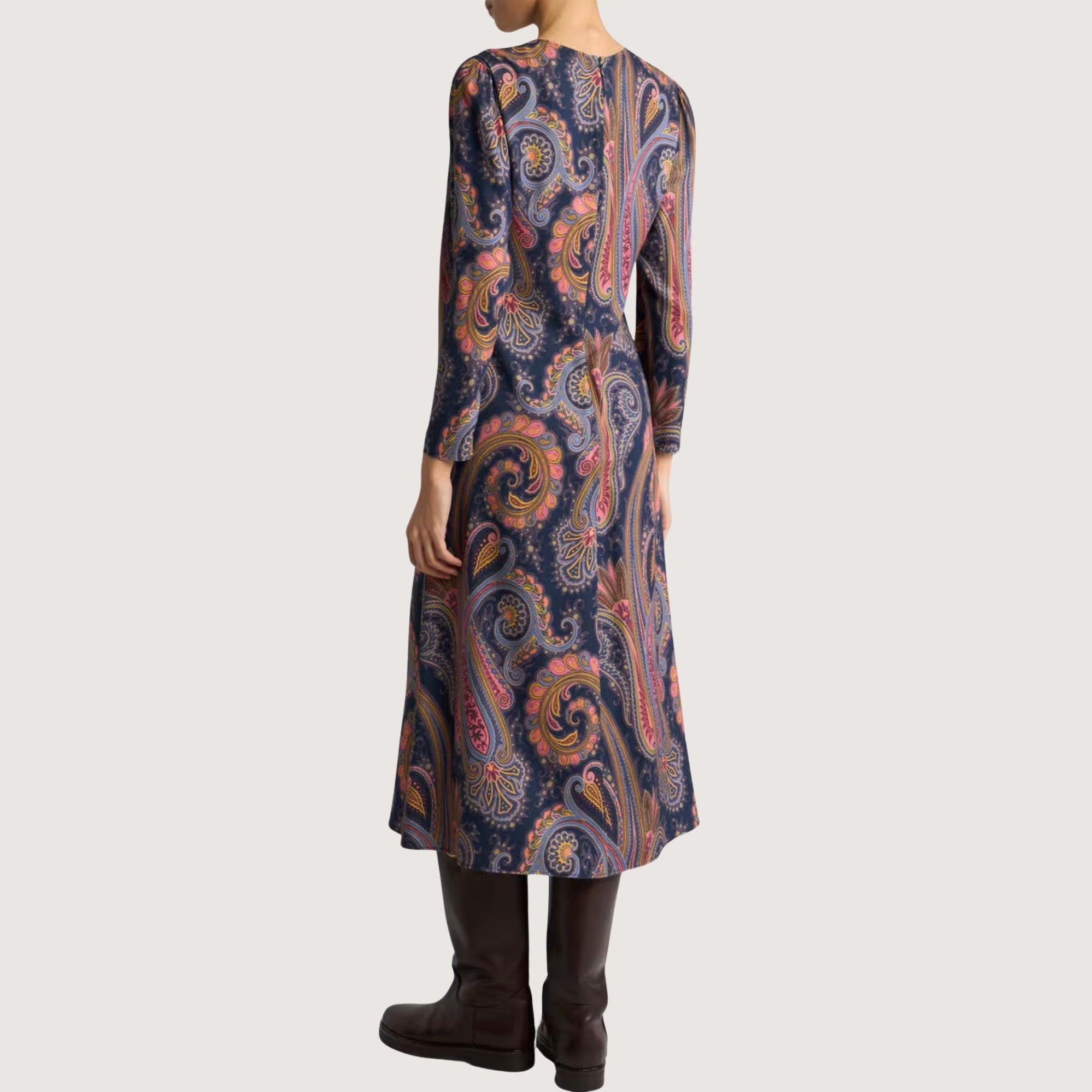 Crepe Midi Dress