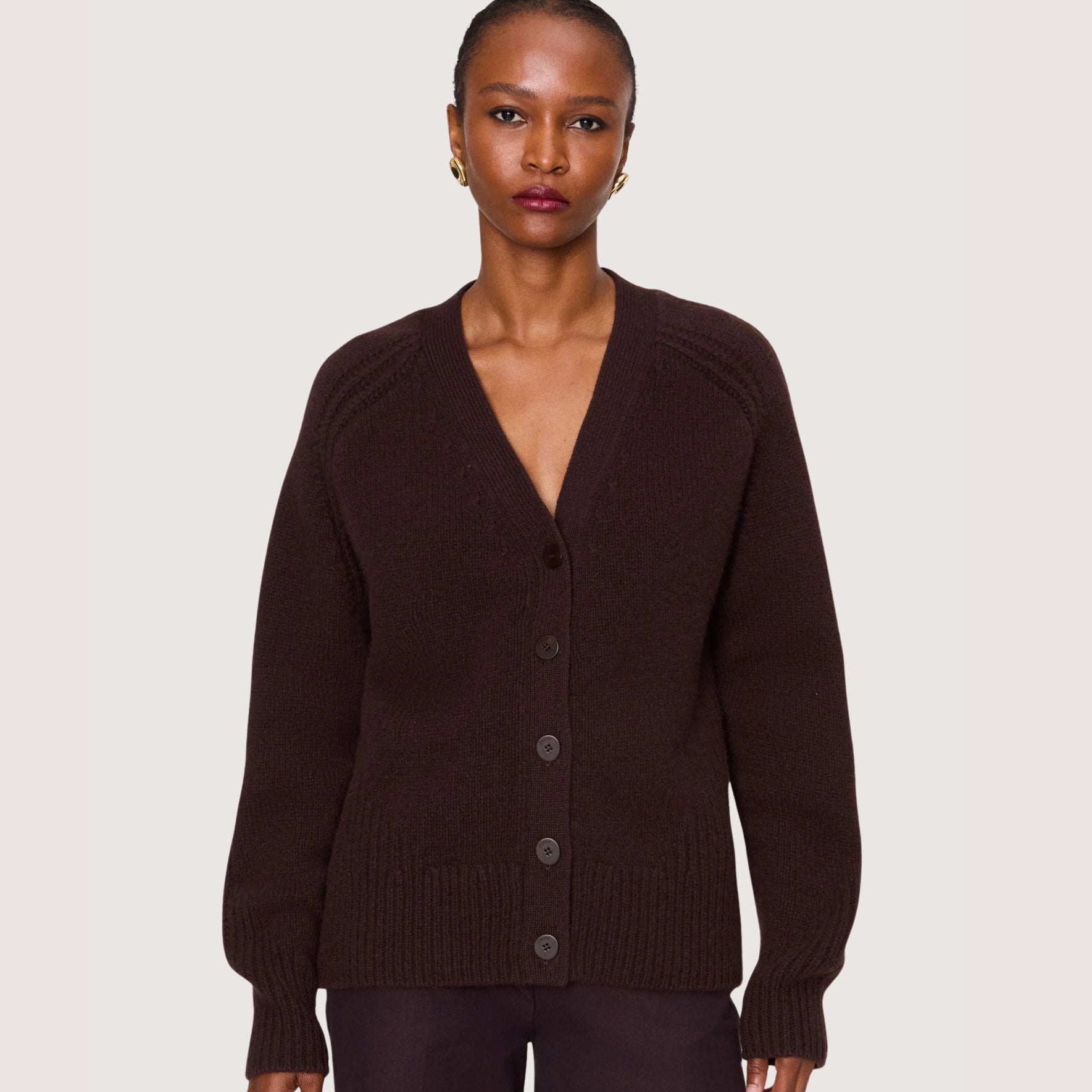 Lele Lotfy Cashmere Cardigan