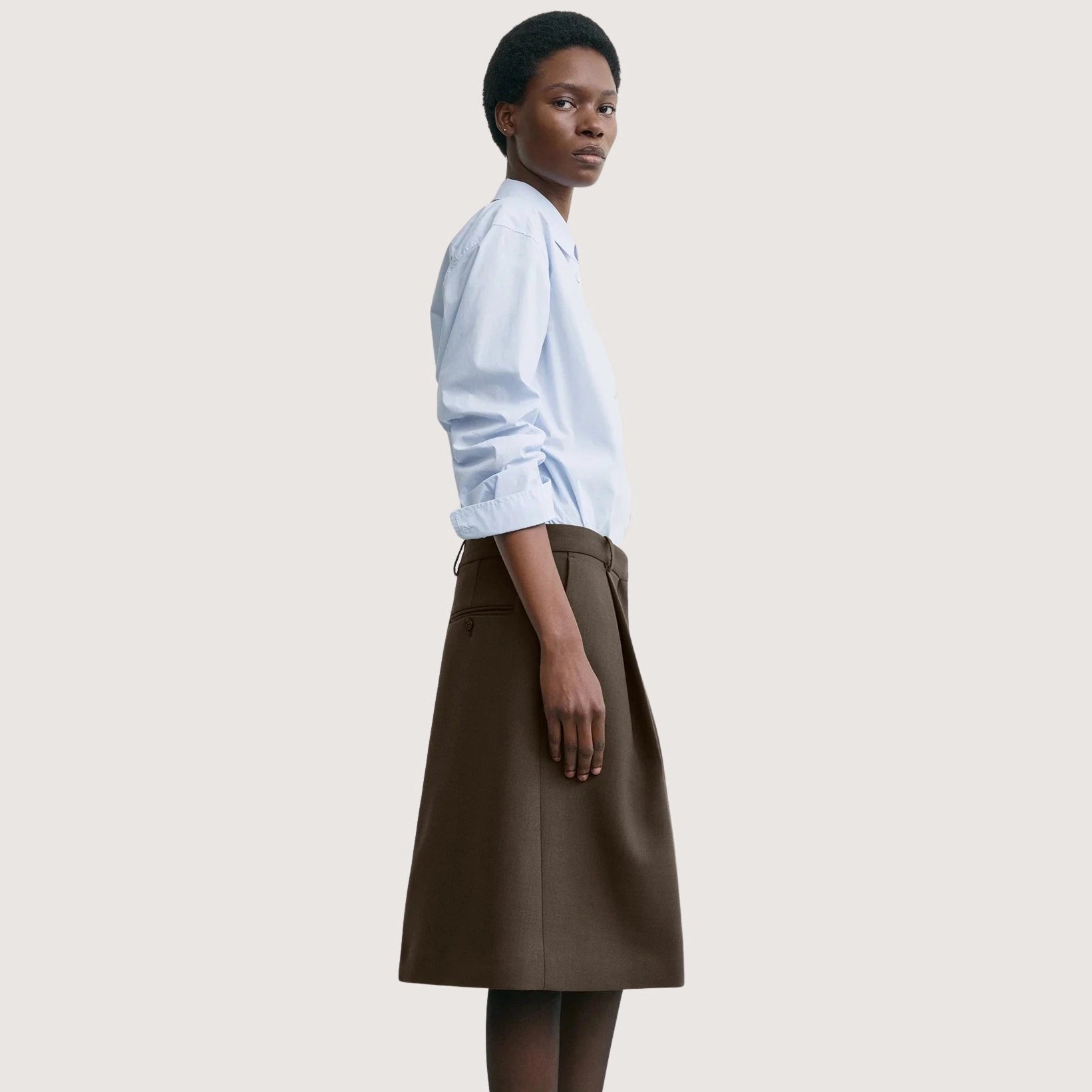 Tailored Pleat Skirt
