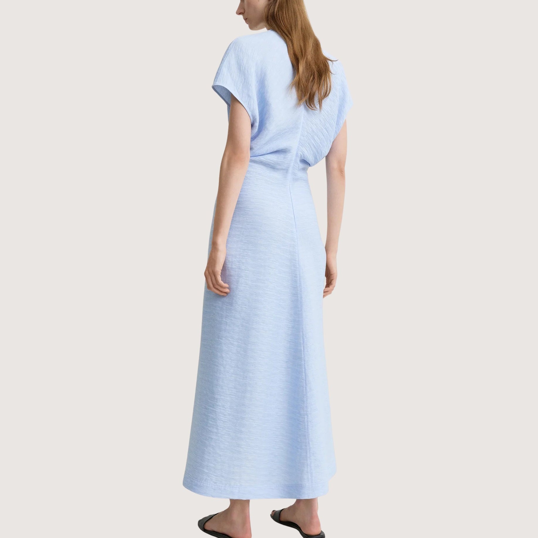 Slouch Waist Dress - Sky