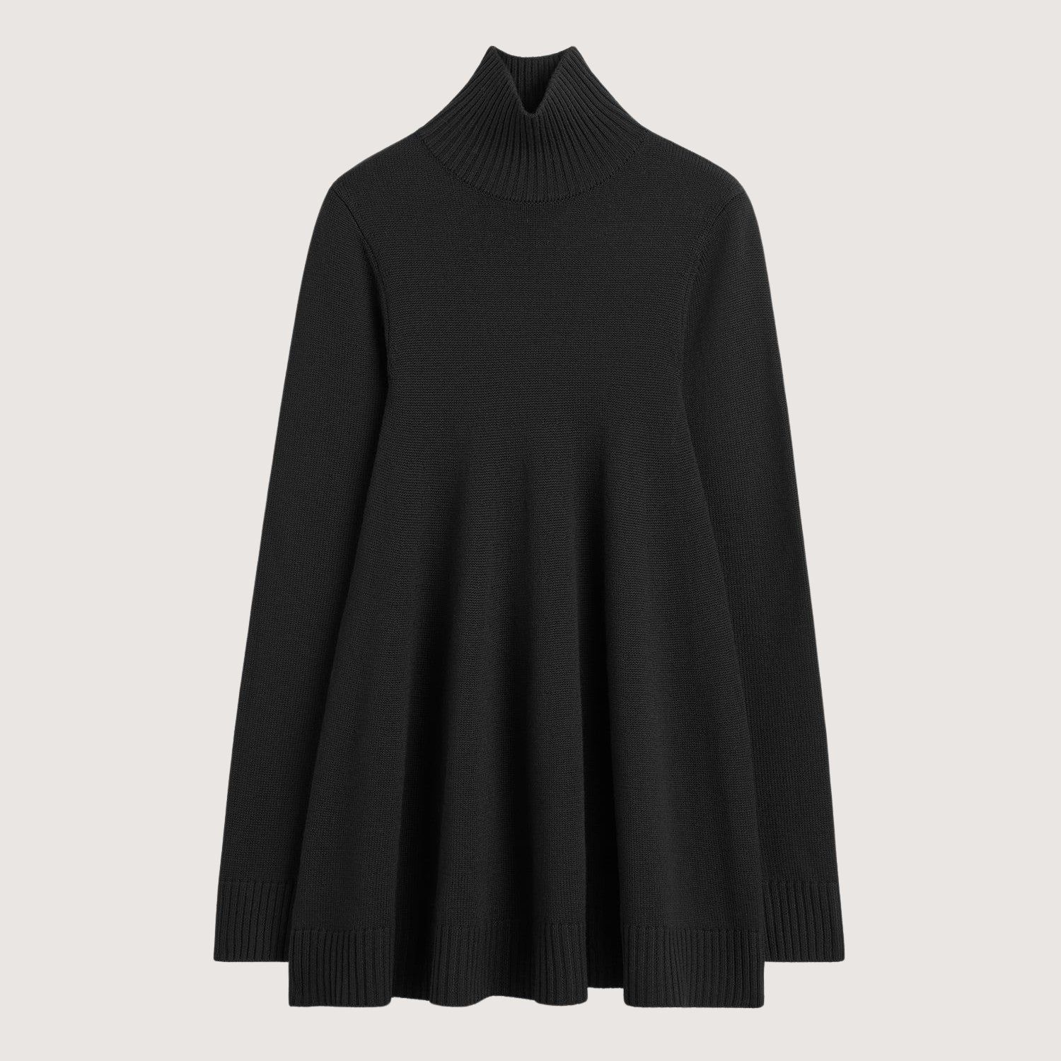 Wool Turtleneck Top