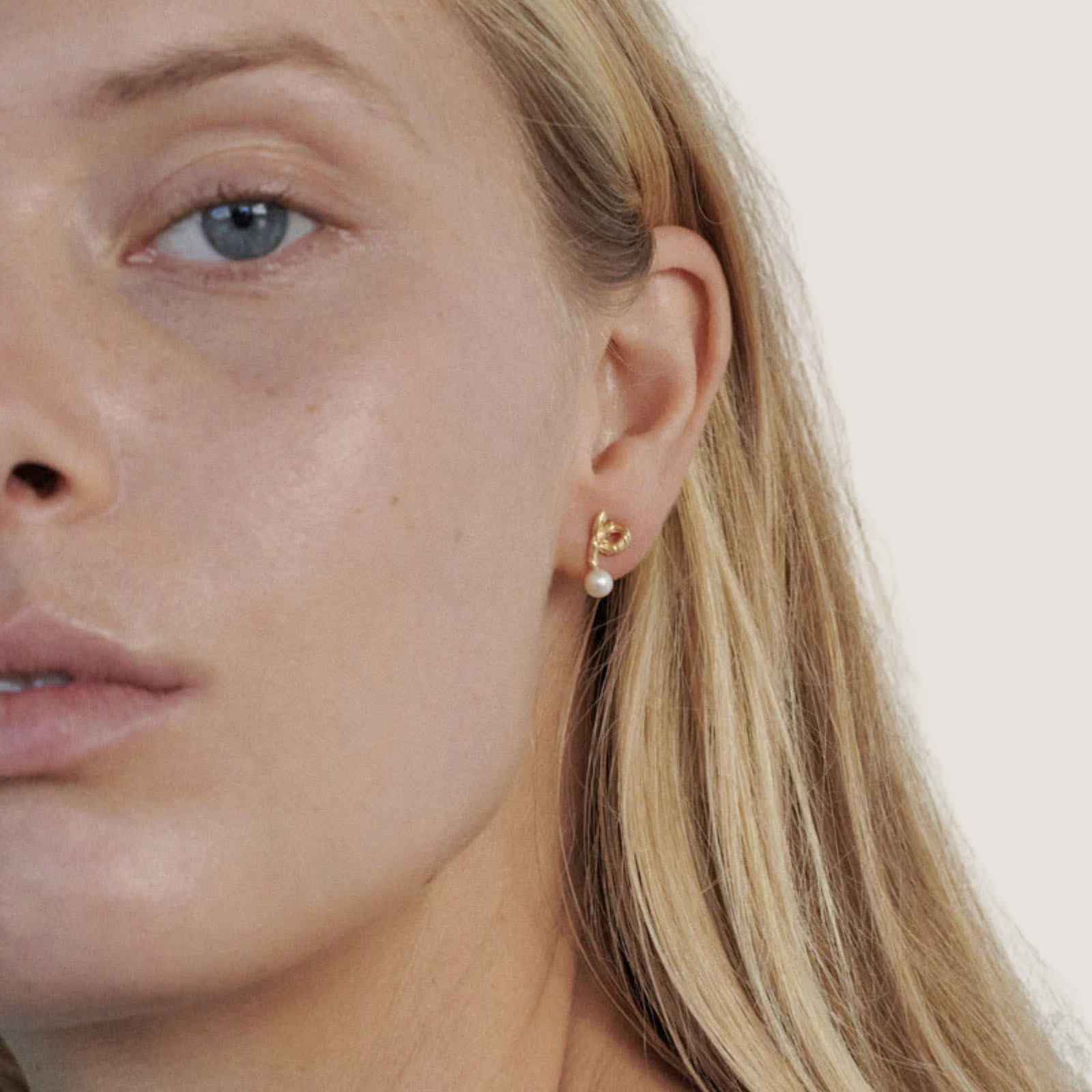Twig Gold Earring