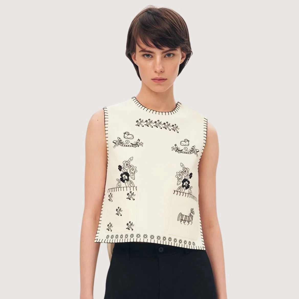 Vatslava Embroidered Vest