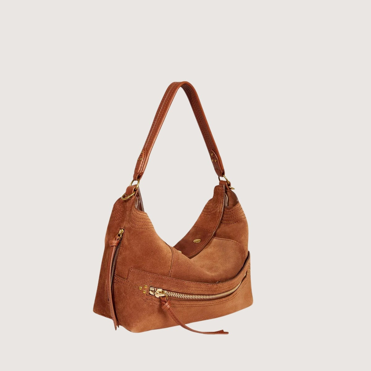 Lucky Hobo Suede Bag