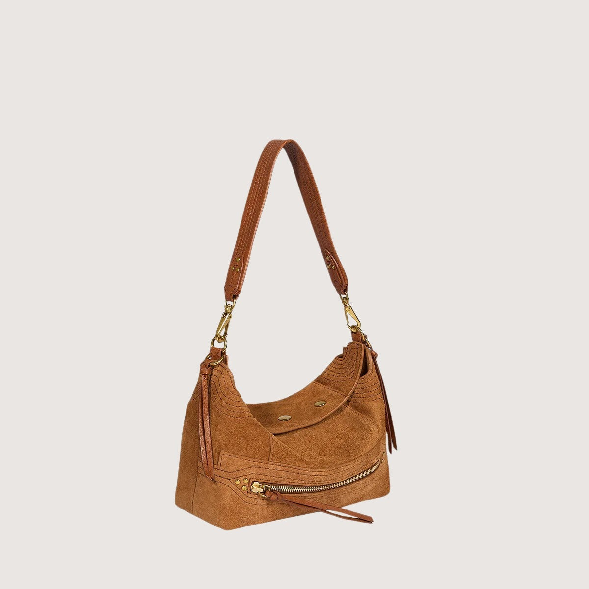 Lucky Hobo Small Suede Bag