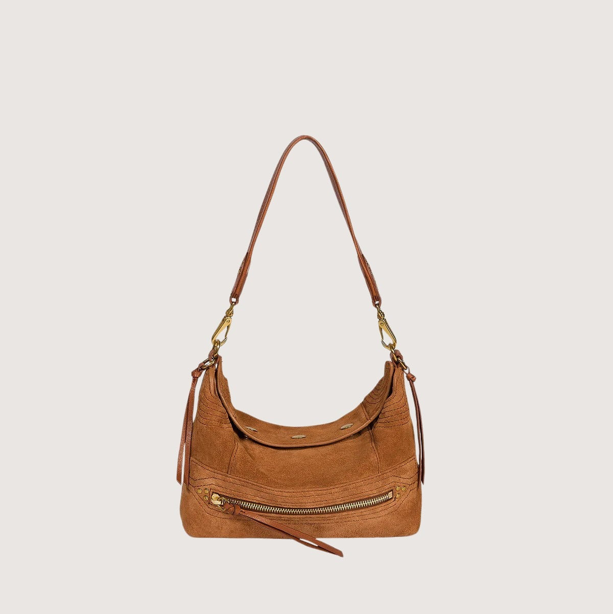 Lucky Hobo Small Suede Bag
