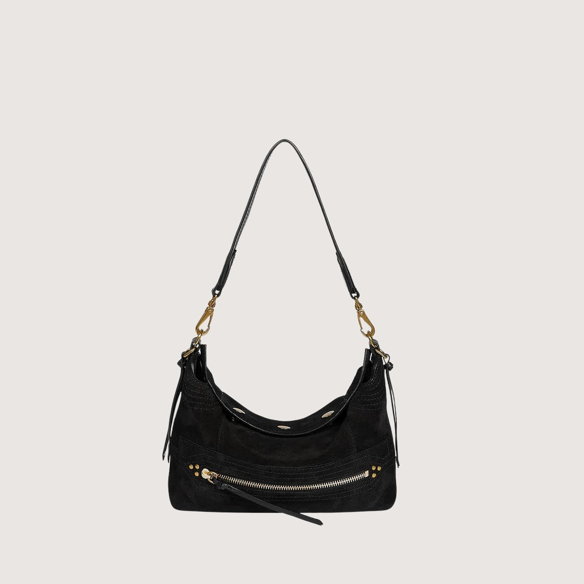 Lucky Hobo Small Suede Bag