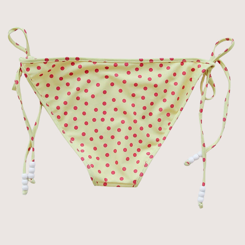 Daphne Bikini Bottom - Yellow Dot