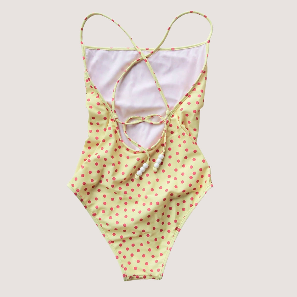 Saona Swimsuit Yellow Dot