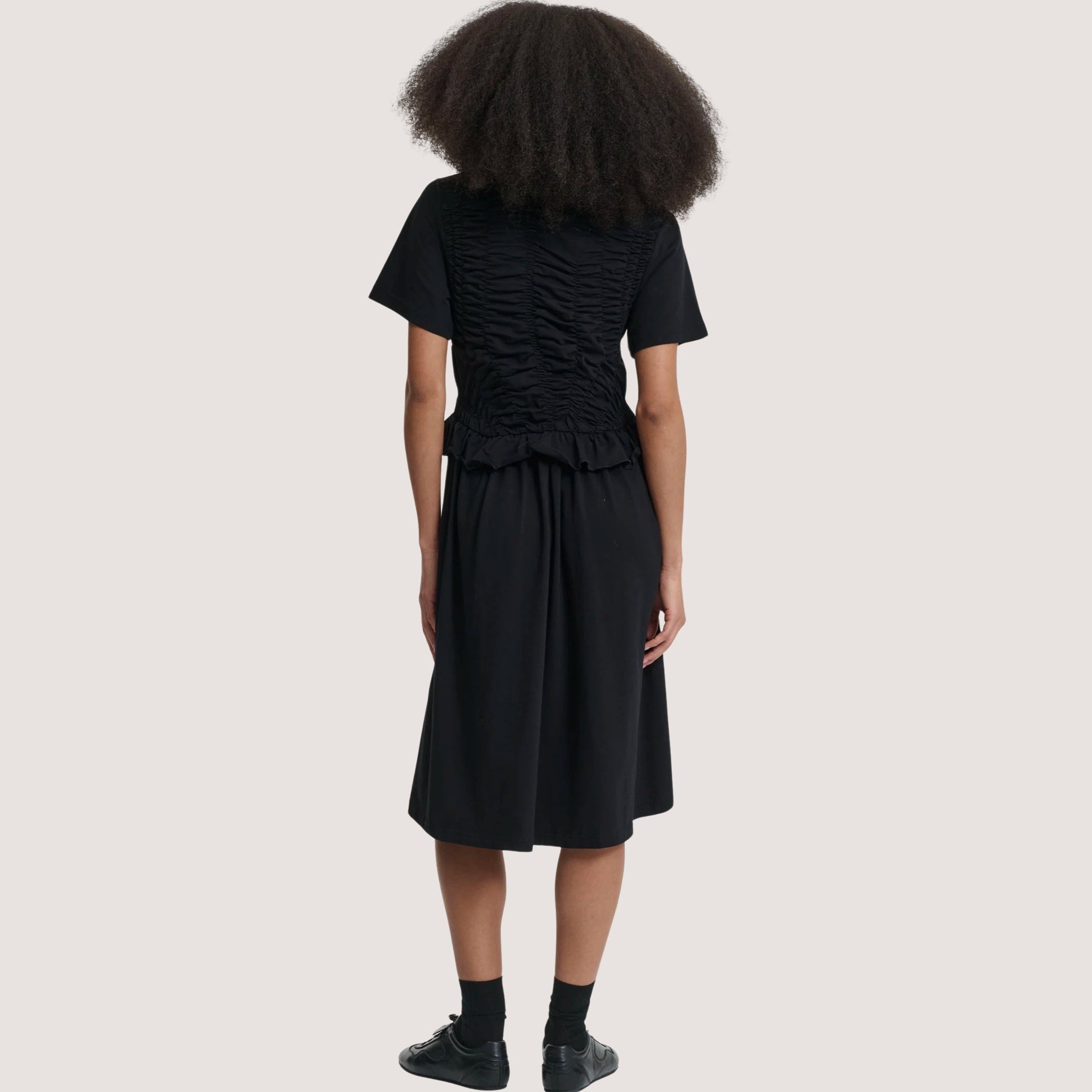 Bonnie Dress With Smock & Ruffle