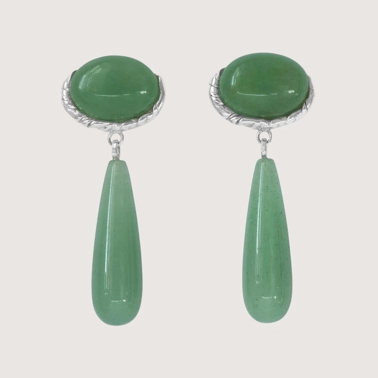 Embleme Grande Aventurine Earrings