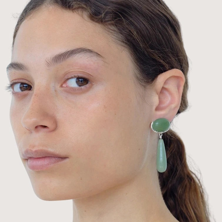 Embleme Grande Aventurine Earrings