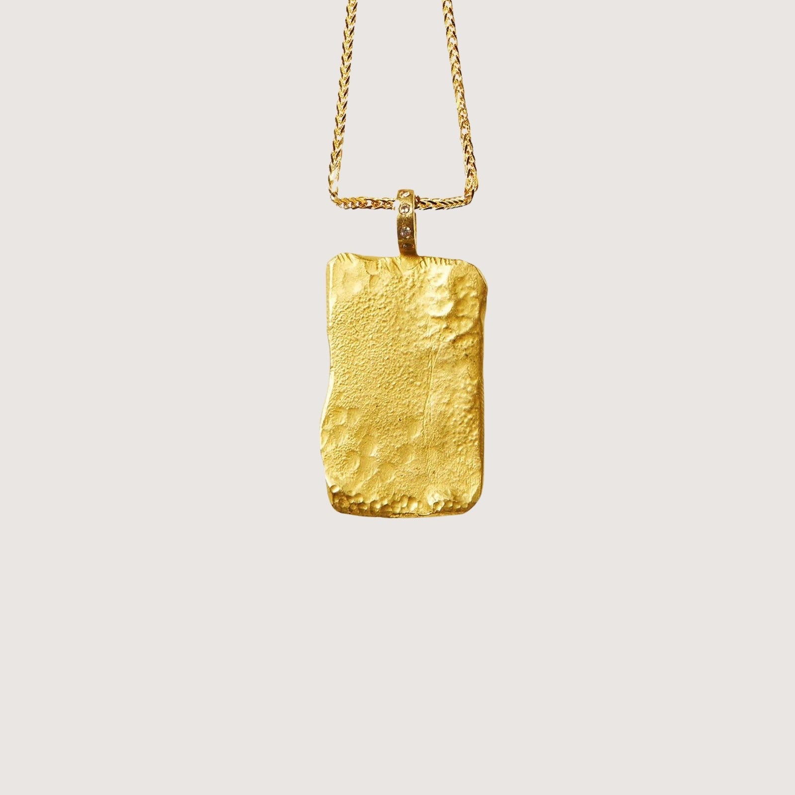 Palma Tag Diamond Necklace