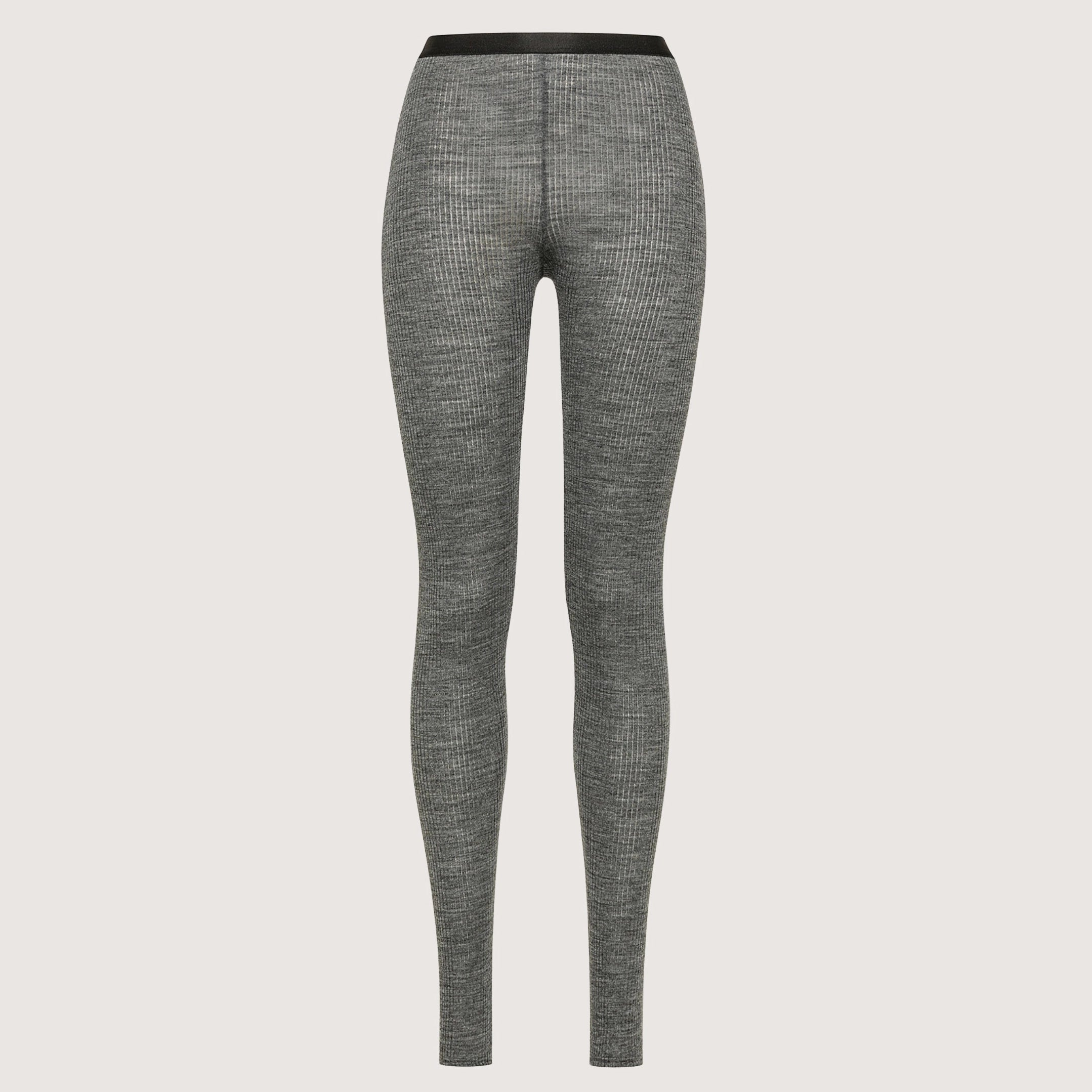 Wool Ribbed Jersey Leggings