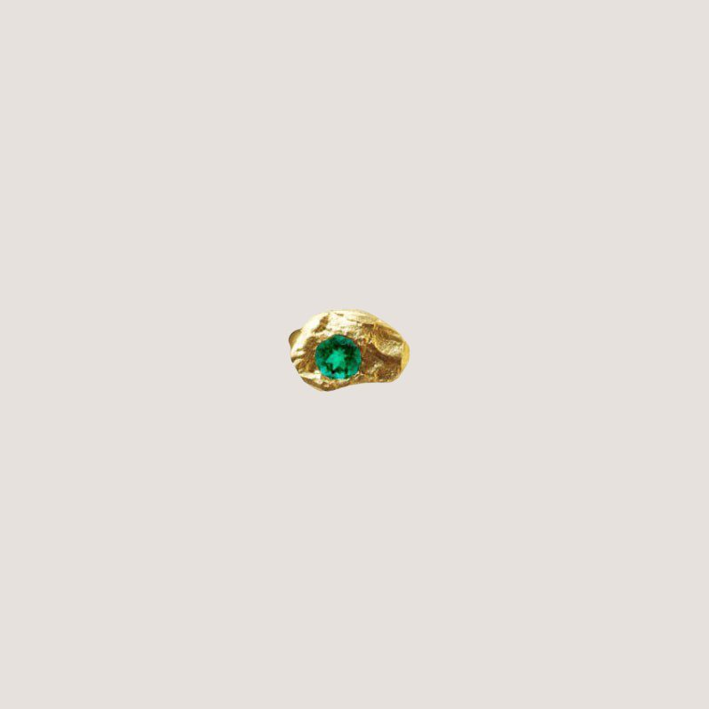 Evie 0.02ct Emerald Earring