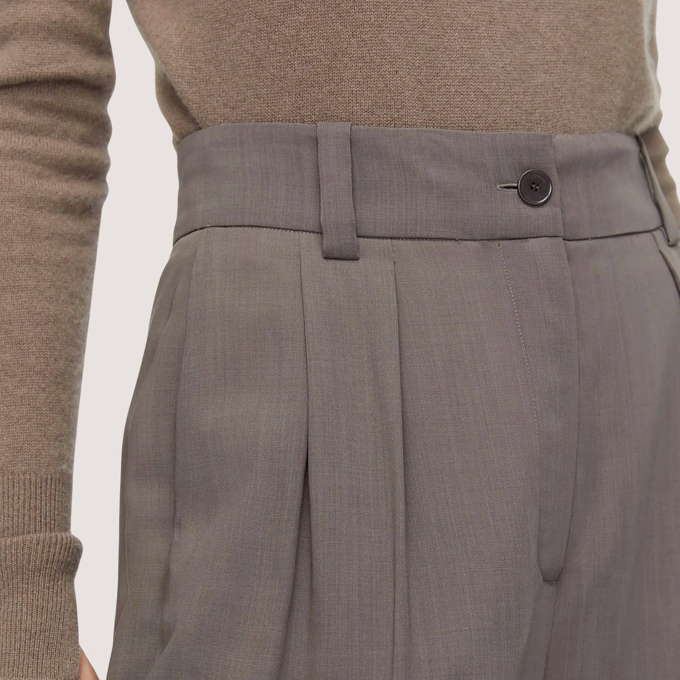 Forest Wool Voile Trousers