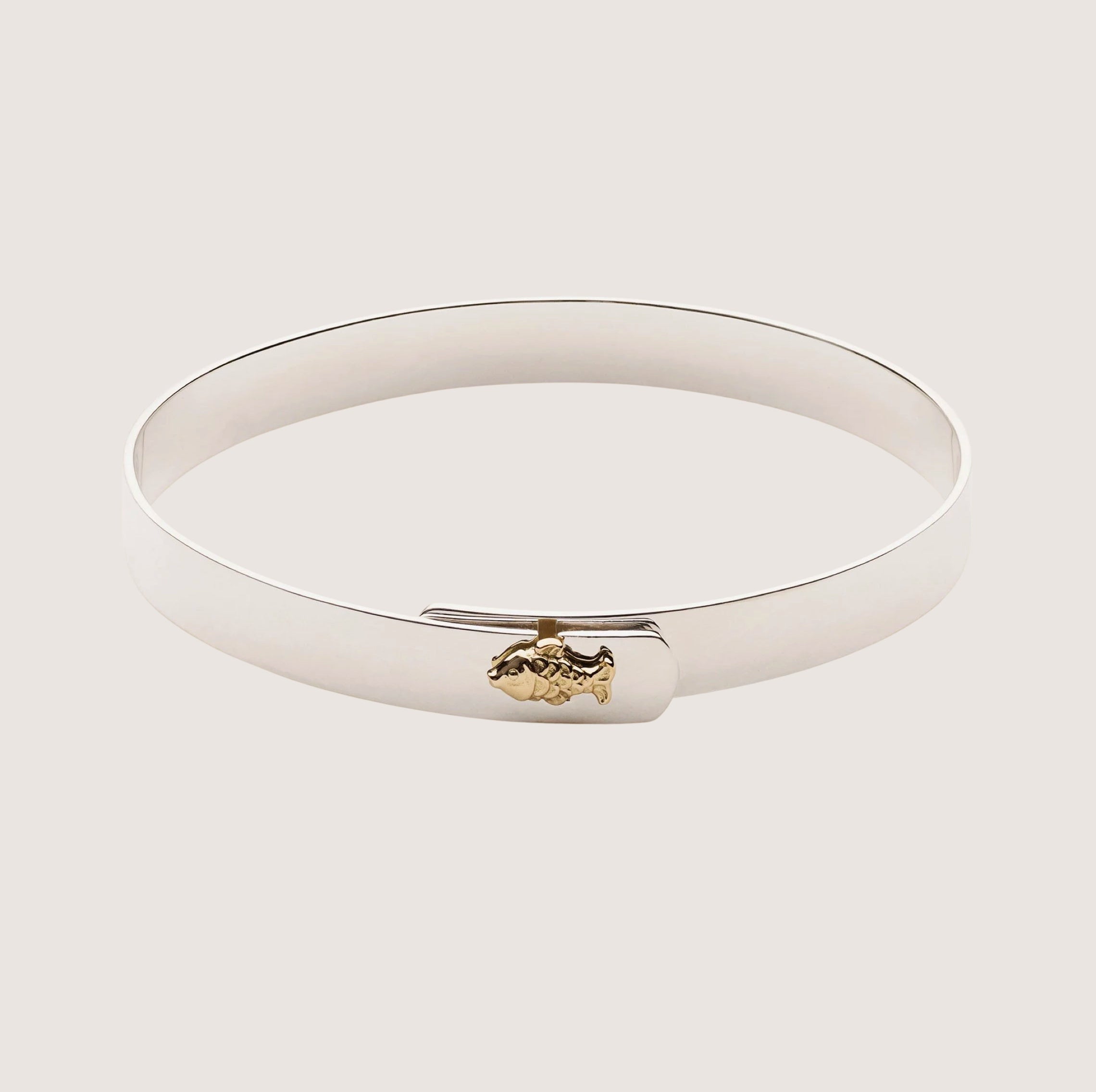 Click Braclet Gold Fish Lock