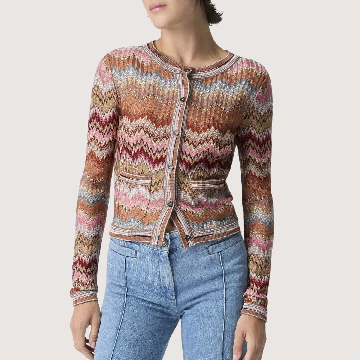 Snake Pattern Cardigan