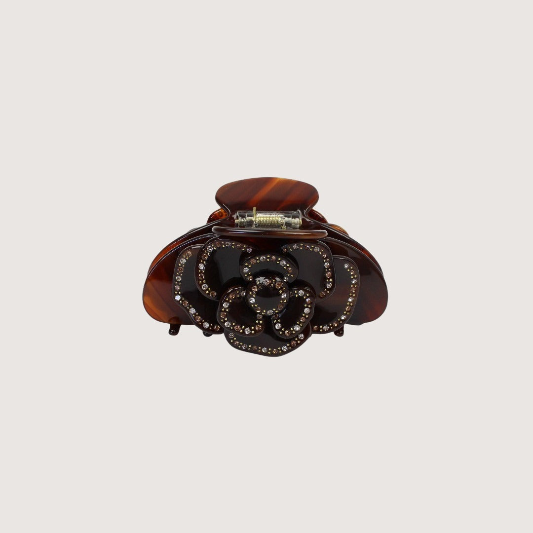 Rose Clip - Walnut