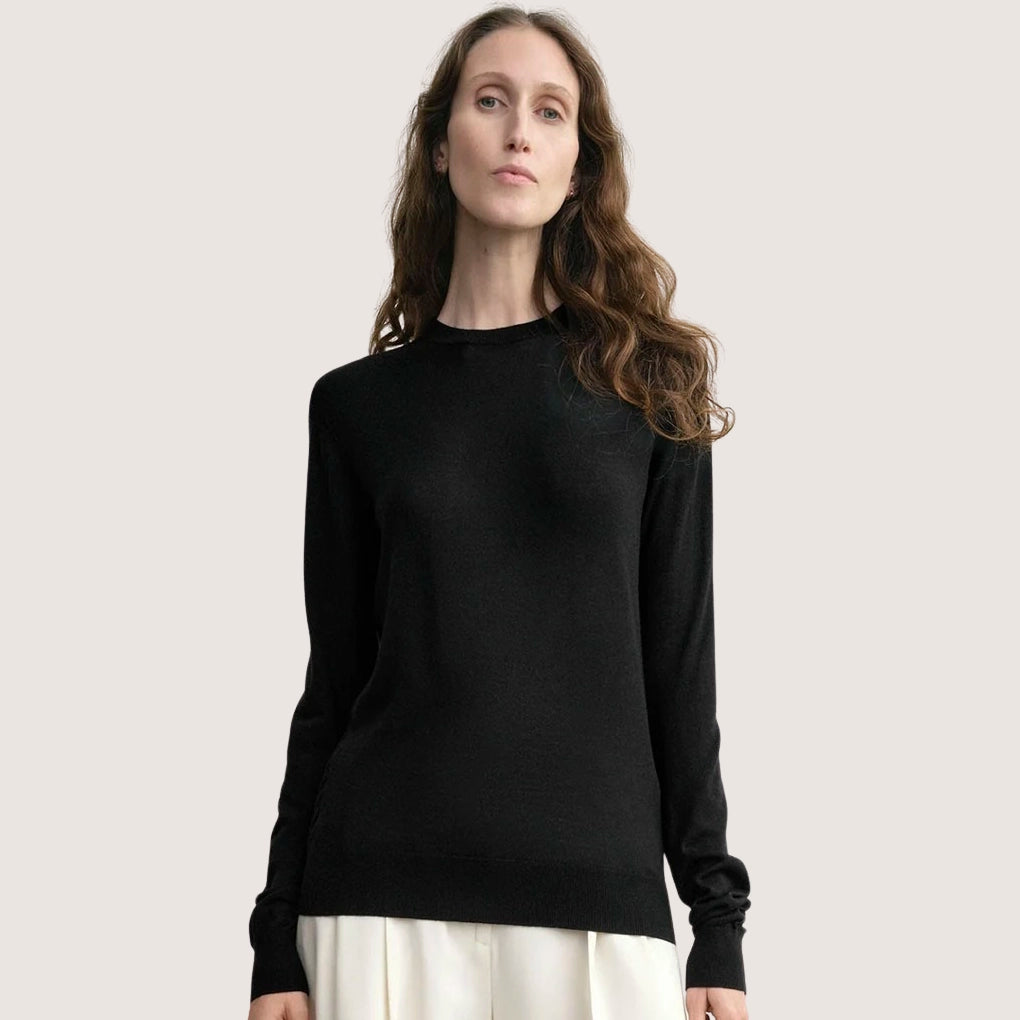 Fine Crew Neck Knit