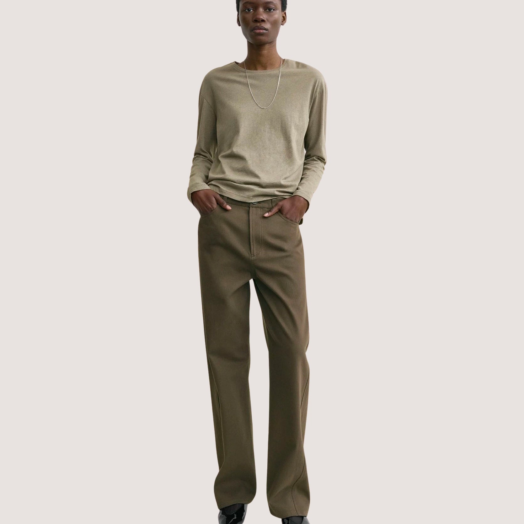 Relaxed Twisted Trouser