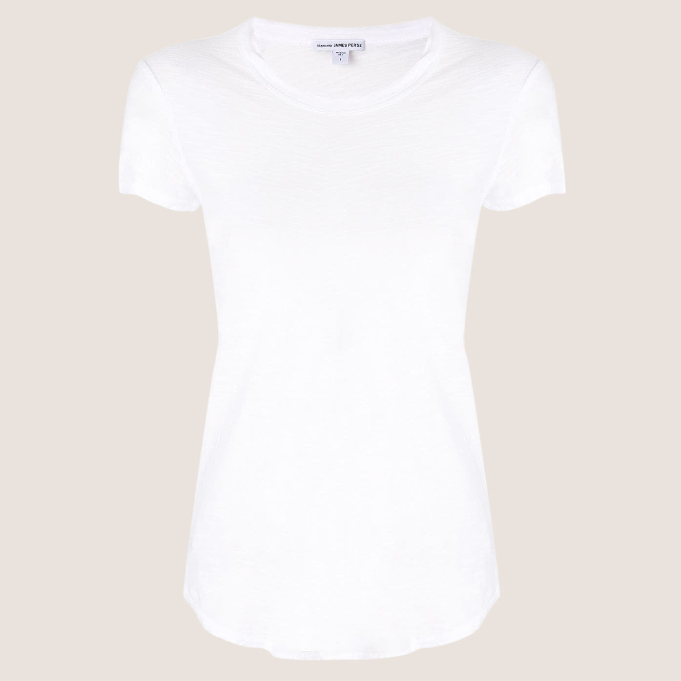 Sheer Slub Crewneck Tee