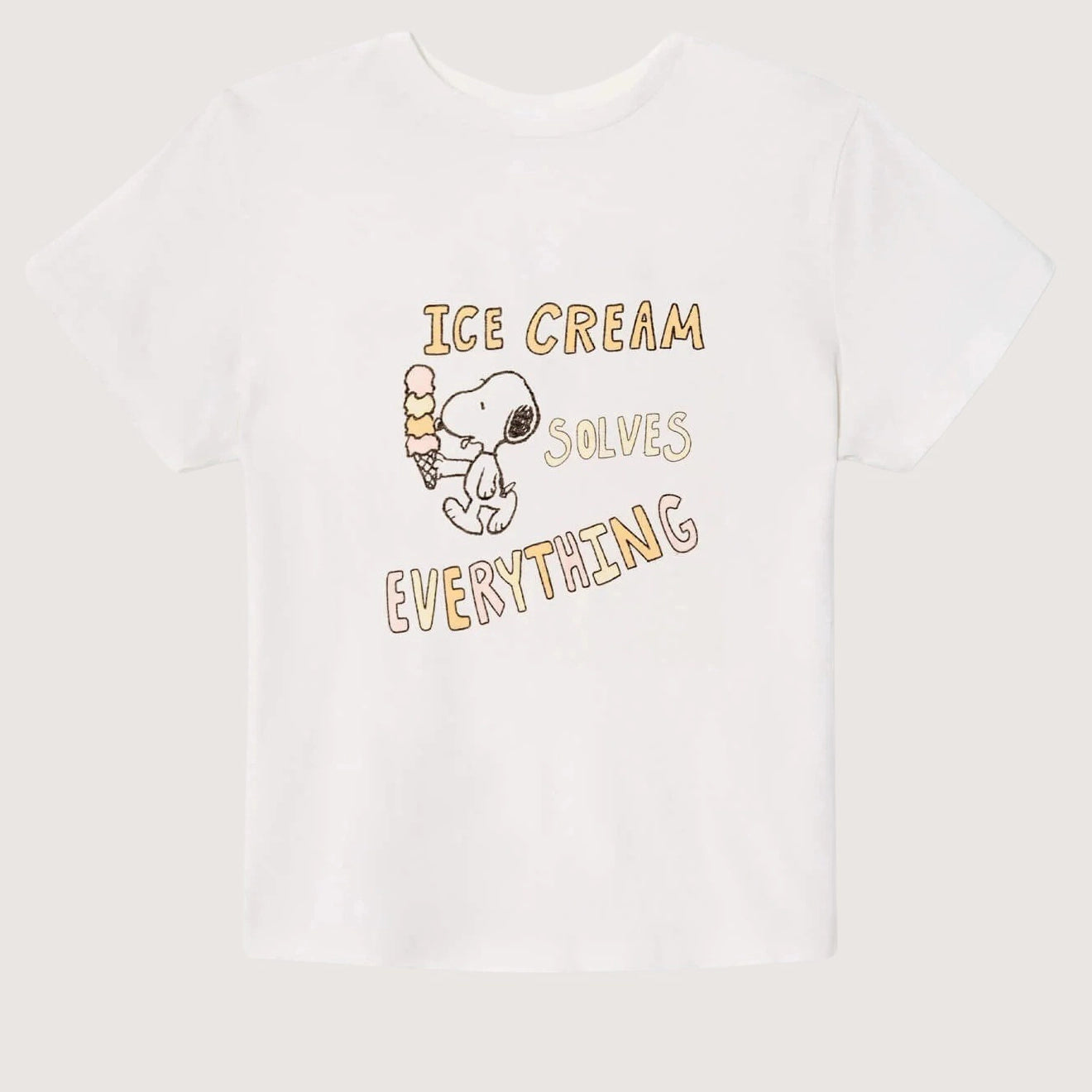 Classic Tee Snoppy Ice Cream
